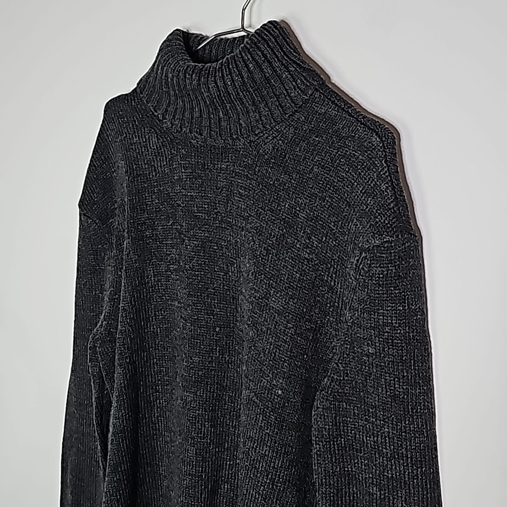 Joe Fresh small charcoal turtleneck sweater - Picture 2 of 7